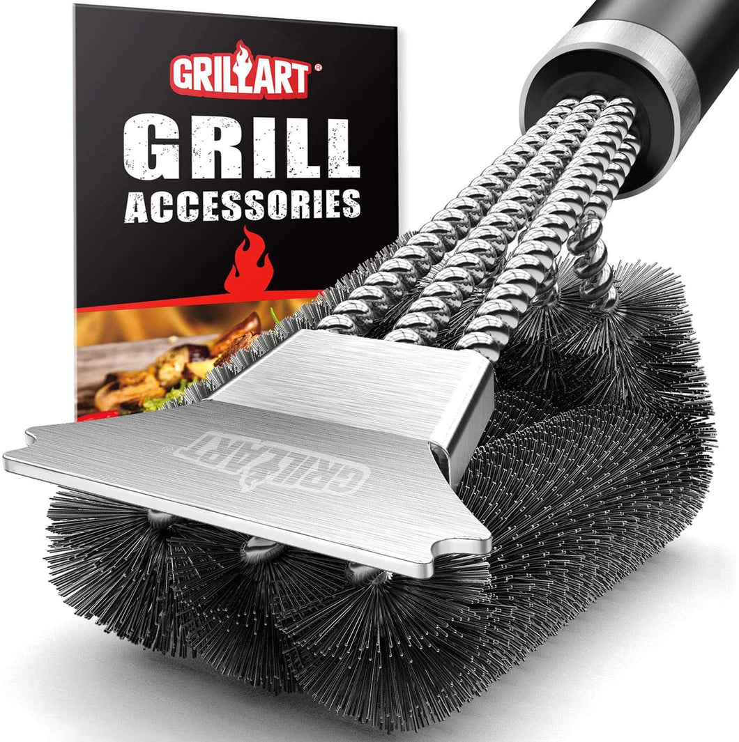 Kitchen Accessories Stainless Steel Barbecue Grill Cleaning Brush